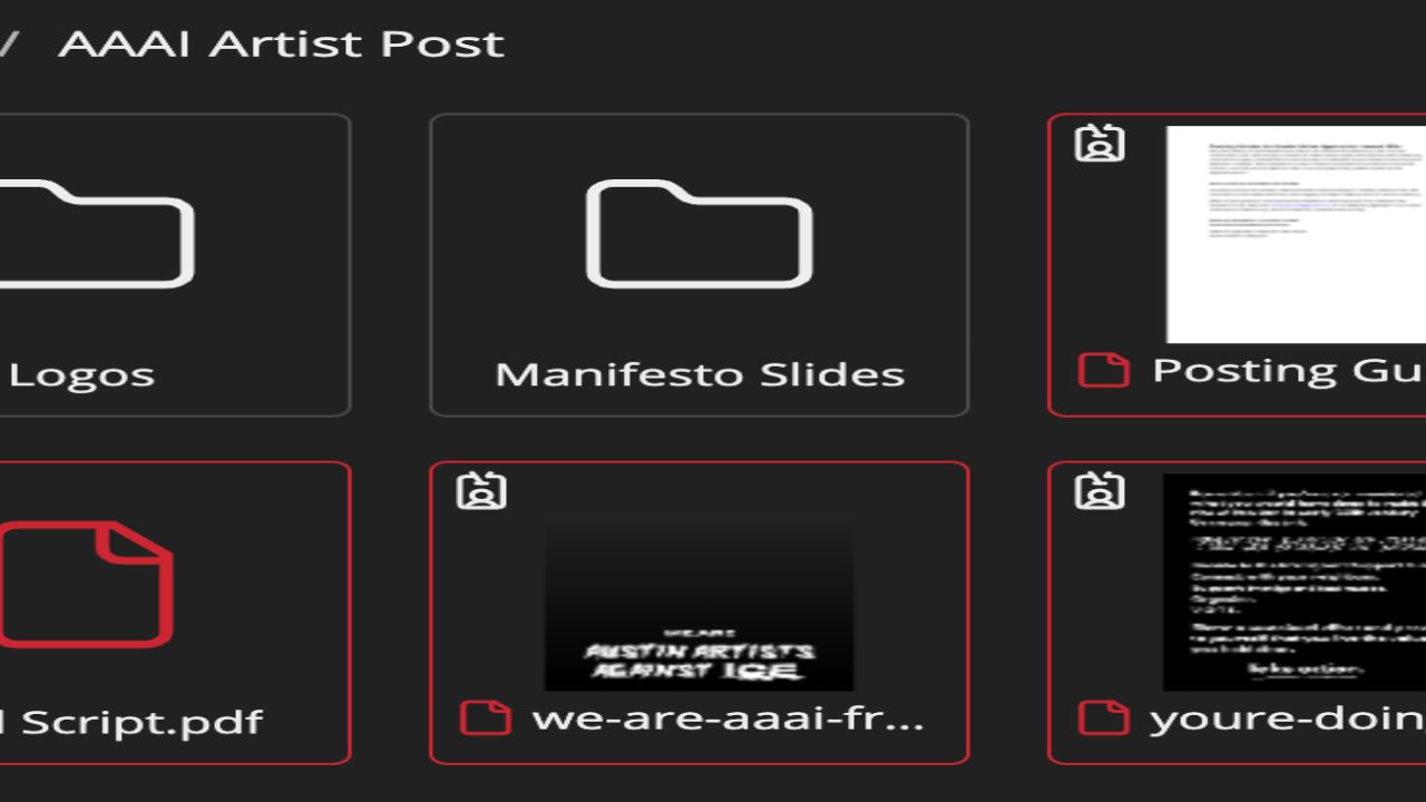 "We Are AAAI" Artist Instagram Post Kit