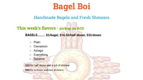 Weekly Menu