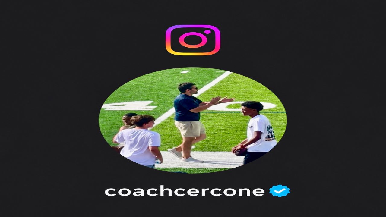 Coach Cercone on Instagram