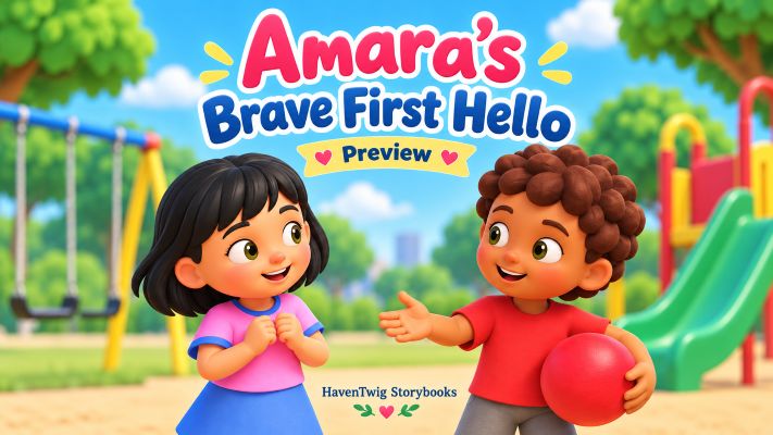 ✨ Preview Amara's Brave First Hello